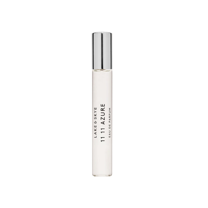 Image of an open Lake & Skye 11 11 Azure Eau de Parfum variant: 0.5 fl oz