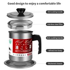 1.4L Kitchen Oil Filter & Storage Container