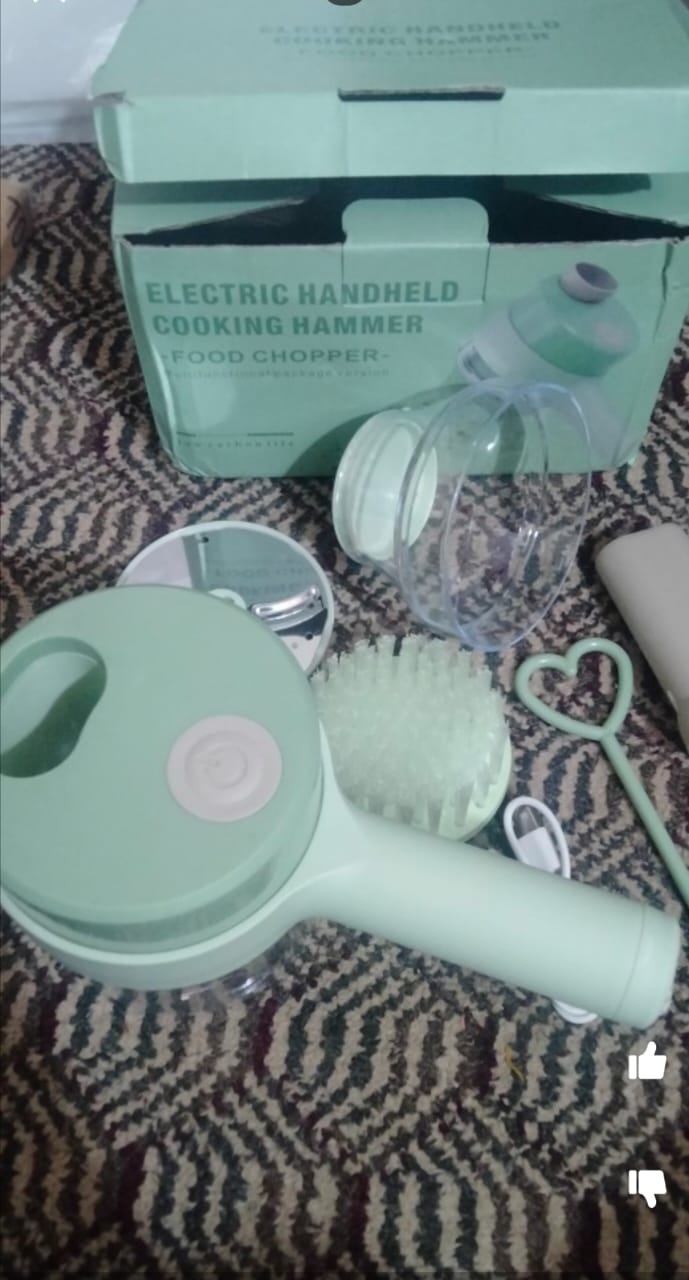 4-in-1 Wireless Handheld Vegetable Cutter & Meat Mincer