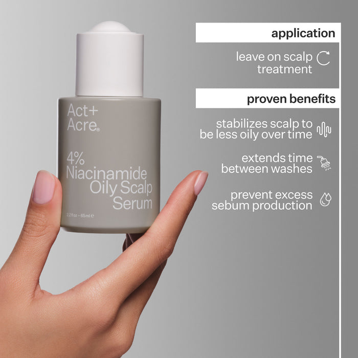 Information related to Act+Acre 4% Niacinamide Oily Scalp Serum