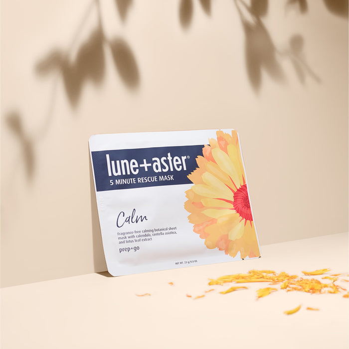 Lifestyle image of Lune+Aster 5 Minute Rescue Mask Calm