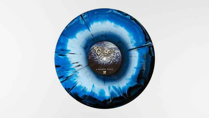 Black + Baby Blue + Dark Blue Tricolour Vinyl