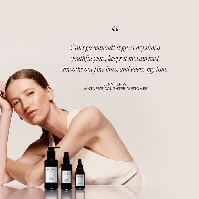 Lifestyle image of Vintner's Daughter Active Botanical Serum