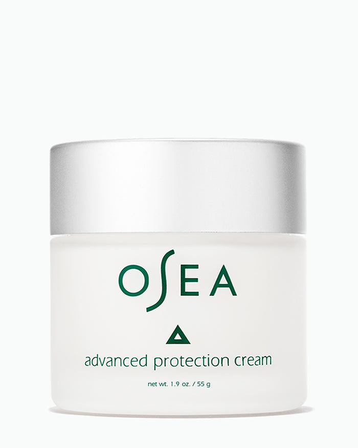 OSEA Advanced Protection Cream 1.9 oz jar on white background for ecommerce display
