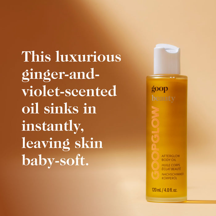 Lifestyle image of Goop Beauty Afterglow Body Oil