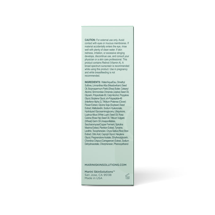 Back image of Marini SkinSolutions Age Intervention Face Cream
