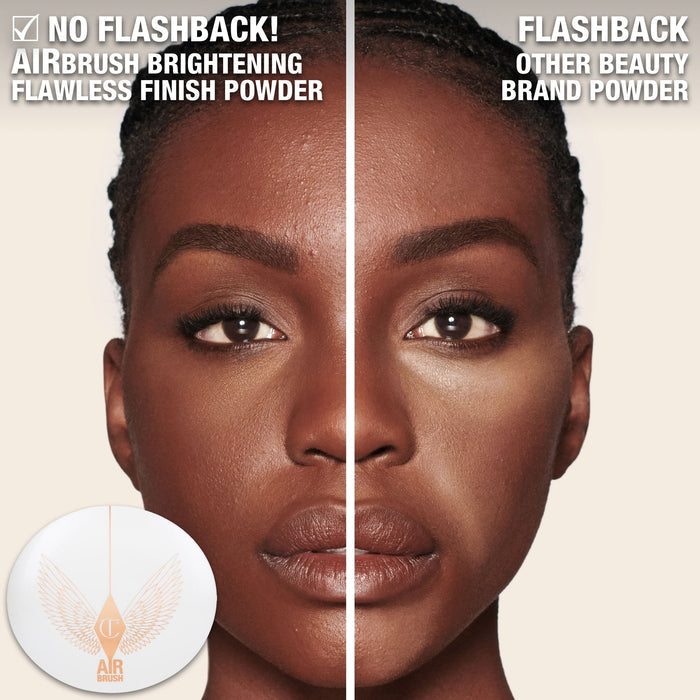 Lifestyle image of Charlotte Tilbury Airbrush Brightening Flawless Finish variant: Fair/Medium