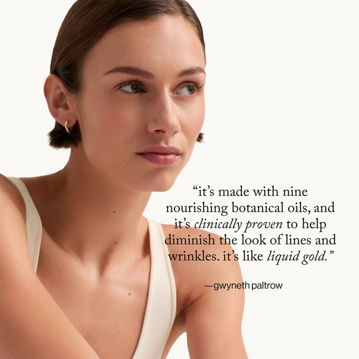 Model image of Goop Beauty All-in-One Super Nutrient Face Oil