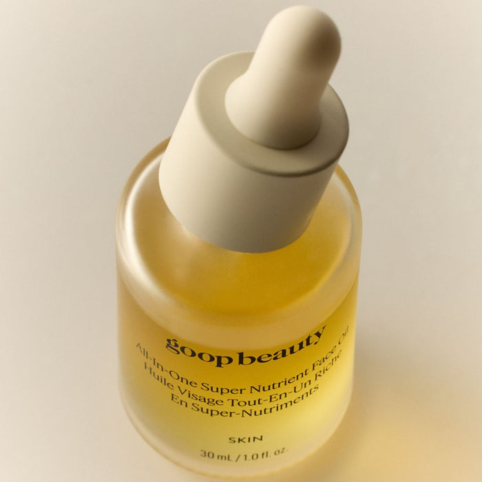 Lifestyle image of Goop Beauty All-in-One Super Nutrient Face Oil