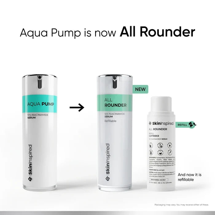 All Rounder Refill 10% Niacinamide Face Serum (30ml)