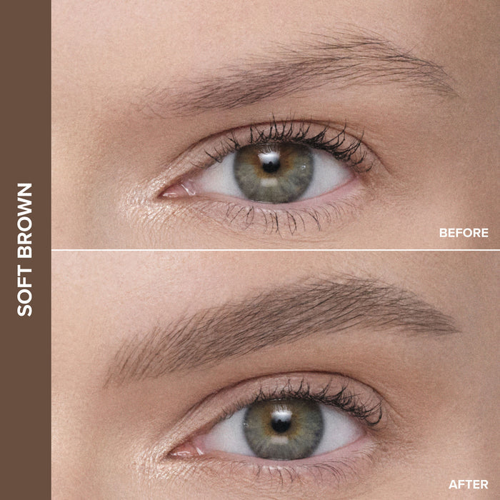Before and after results of using   variant: Soft Brown