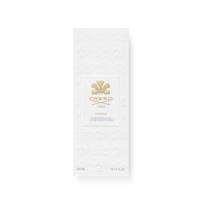 Image of the Creed Aventus Hand & Body Lotion box