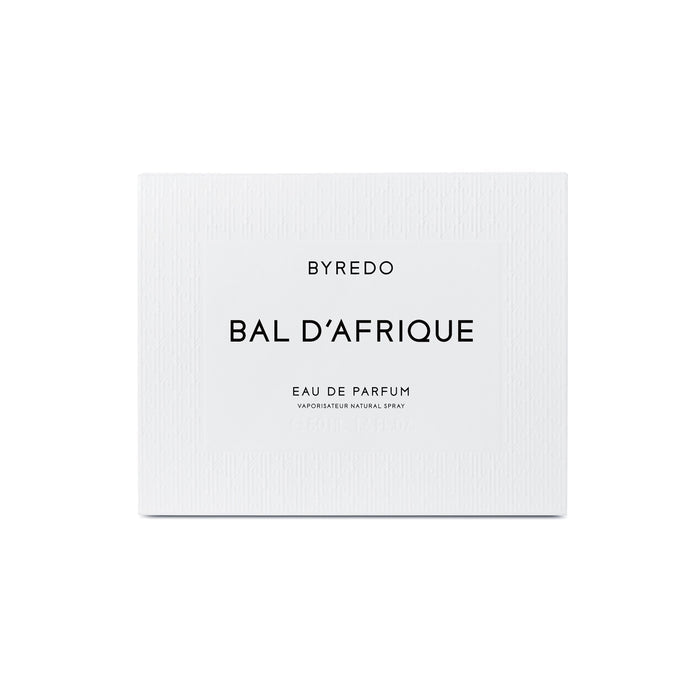 Image of a closed Byredo Bal d'Afrique Eau de Parfum variant: 1.7 fl oz