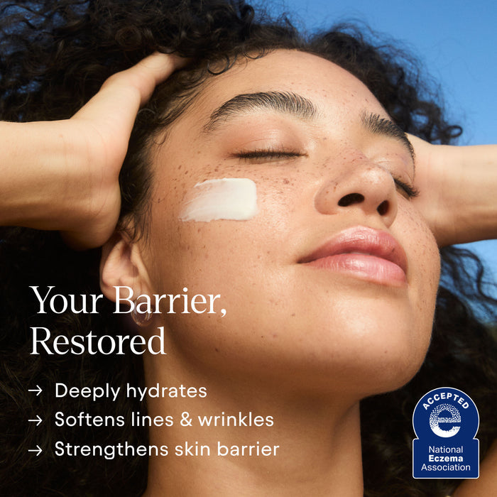Model image of Alpyn Beauty Barrier Repair Cream Moisturizer for Eczema, Wrinkle and Barrier Repair