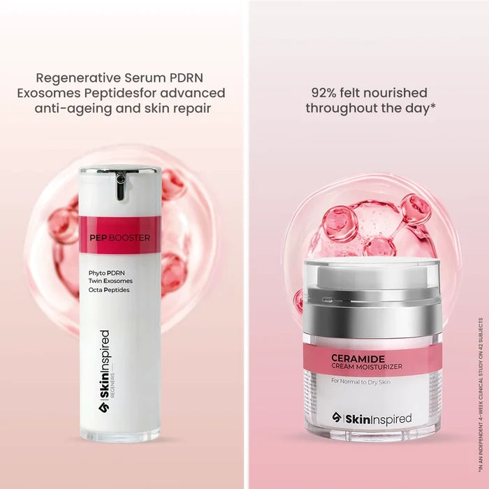 Skininspired | PDRN Serum and Cermaide Moistrizer Gradient Image
