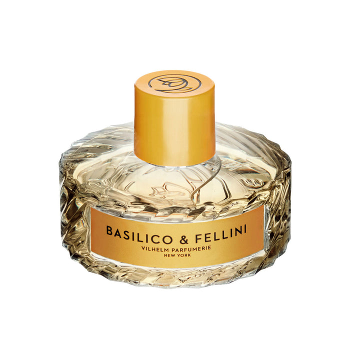Image of an open Vilhelm Parfumerie Basilico and Fellini Eau de Parfum variant: 3.38 fl oz