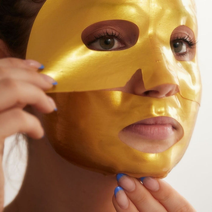 Lifestyle image of Rodial Bee Venom Hydrogel Facial Mask Box Of 4