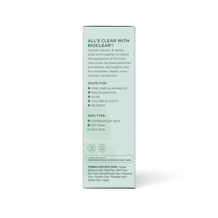 Side image of Marini SkinSolutions Bioclear Face Cream