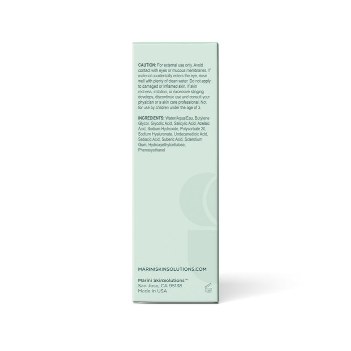 Back image of Marini SkinSolutions Bioclear Face Lotion