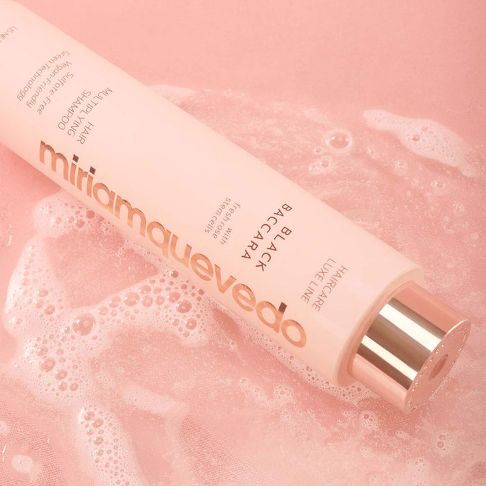 Lifestyle image of Miriam Quevedo Black Baccara Hair Multiplying Shampoo