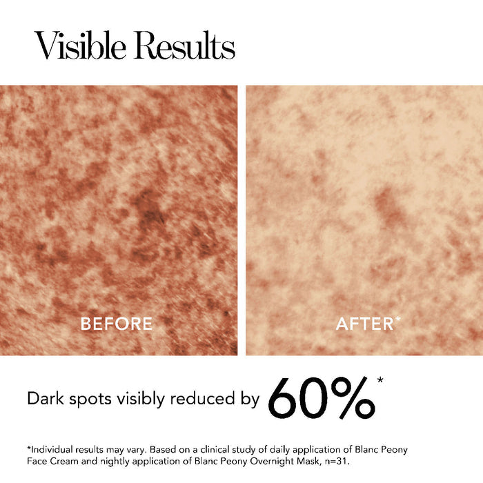 Image of an open Chantecaille Blanc Peony Brightening Overnight Mask for Dark Spots