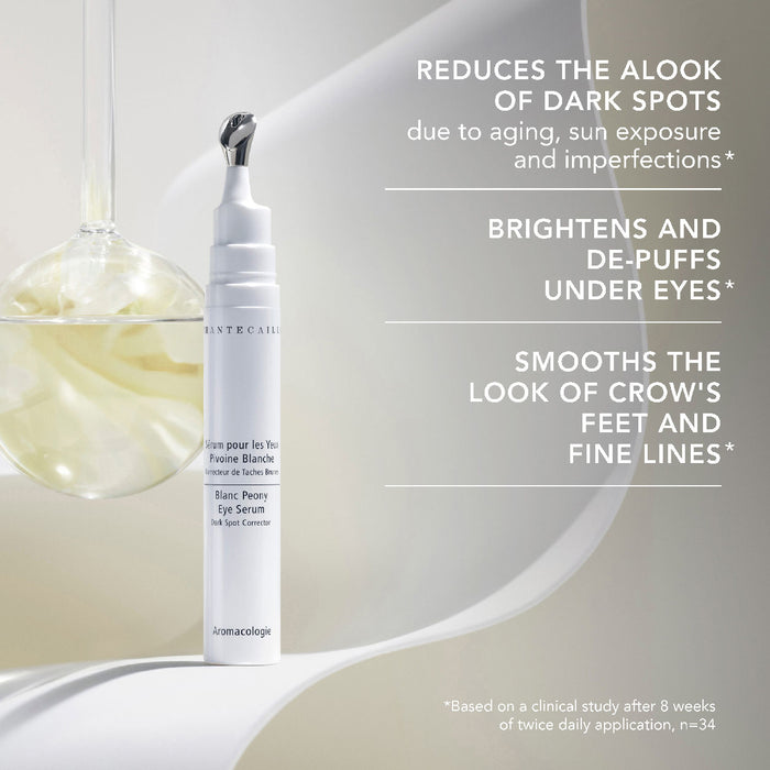 Image of an open Chantecaille Blanc Peony Eye Serum for Dark Spots