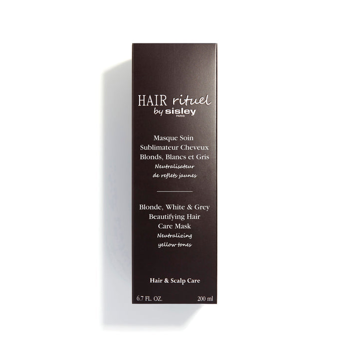 Image of the Sisley Paris Blonde, White & Grey Beautifying Hair Care Mask box