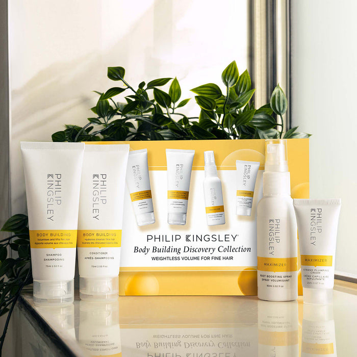 Lifestyle image of Philip Kingsley Body Building Discovery Collection