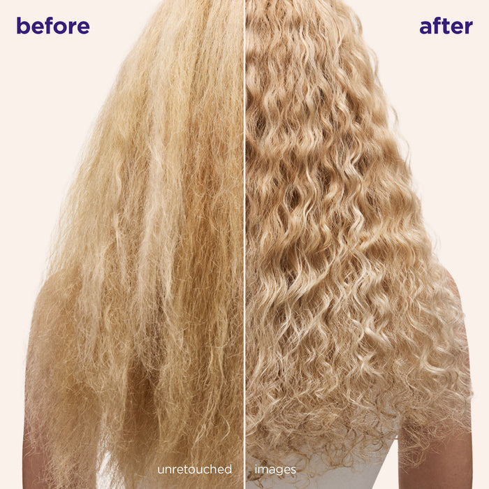 Before and after results of using Maria Nila Bond Builder