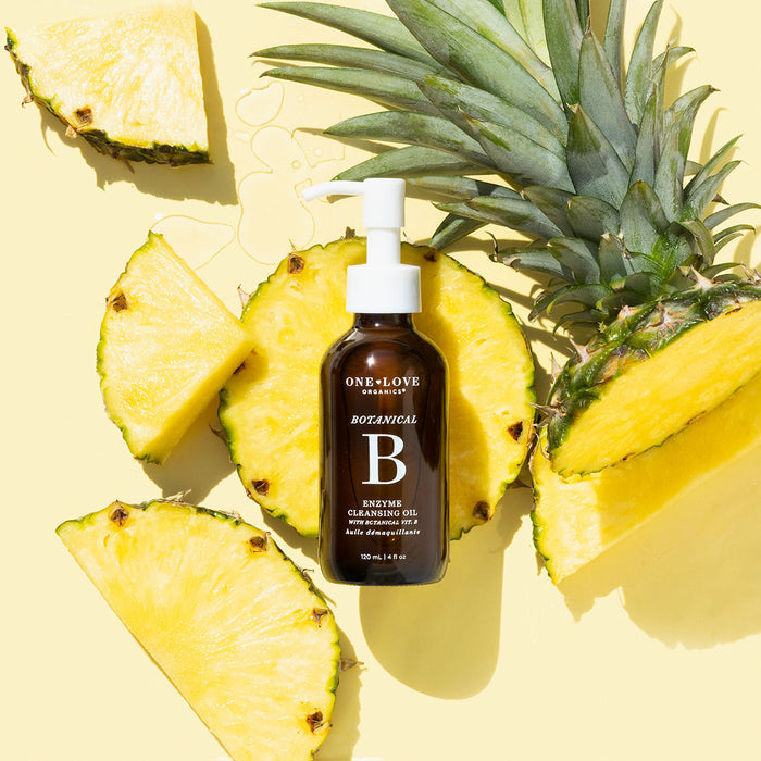 Lifestyle image of One Love Organics Botanical B Enzyme Cleansing Oil