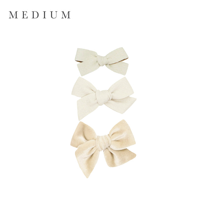Bow 3 Pack: Ivory