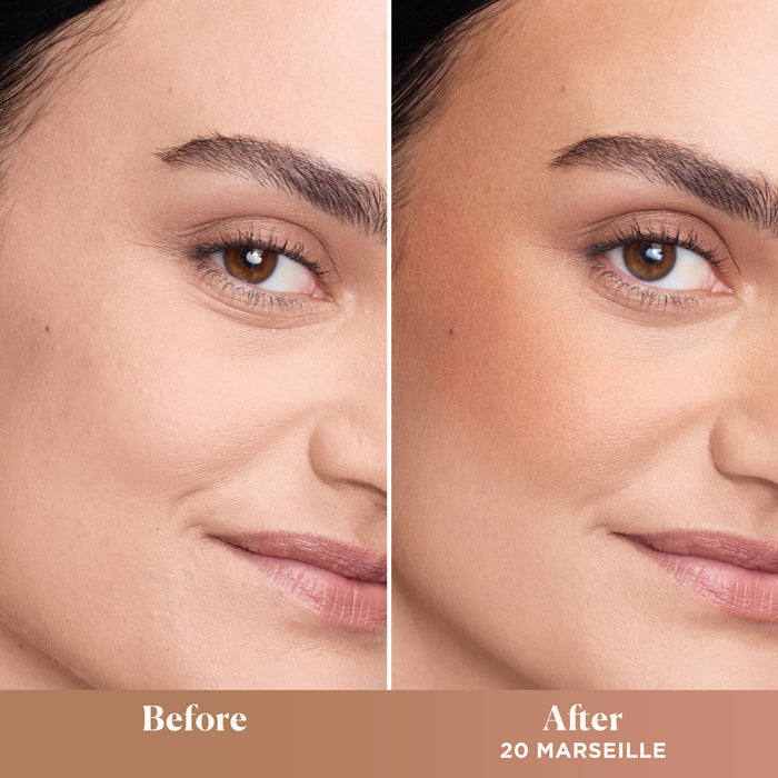 Before and after results of using   variant: Marseille