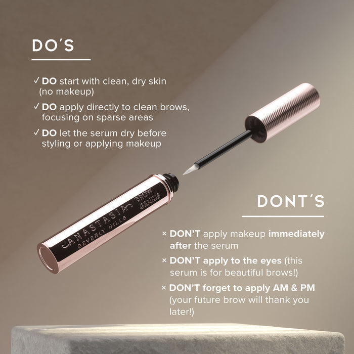 Information related to Anastasia Beverly Hills Brow Genius Conditioning Brow Serum