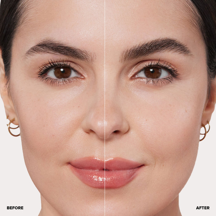 Before and after results of using Anastasia Beverly Hills Medium Brown variant: Medium Brown