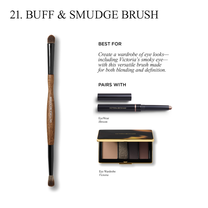 Information related to Victoria Beckham Beauty Buff and Smudge Brush