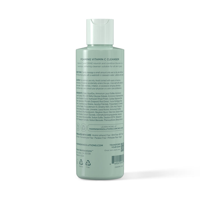 Back image of Marini SkinSolutions C-ESTA Cleansing Gel