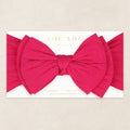 Cable Knit Headband - Hot Pink