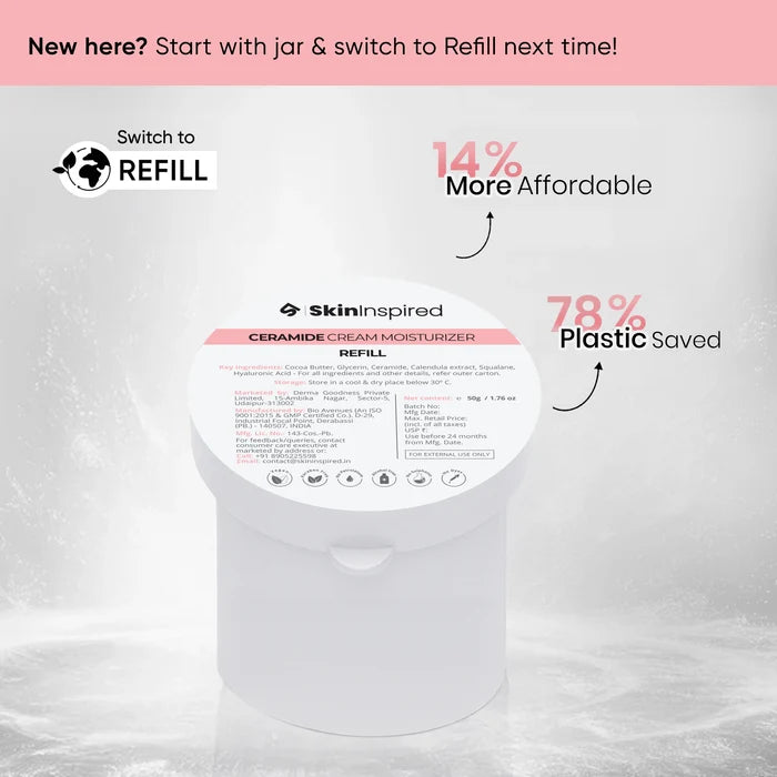 Ceramide Cream Moisturizer Refill (50g)