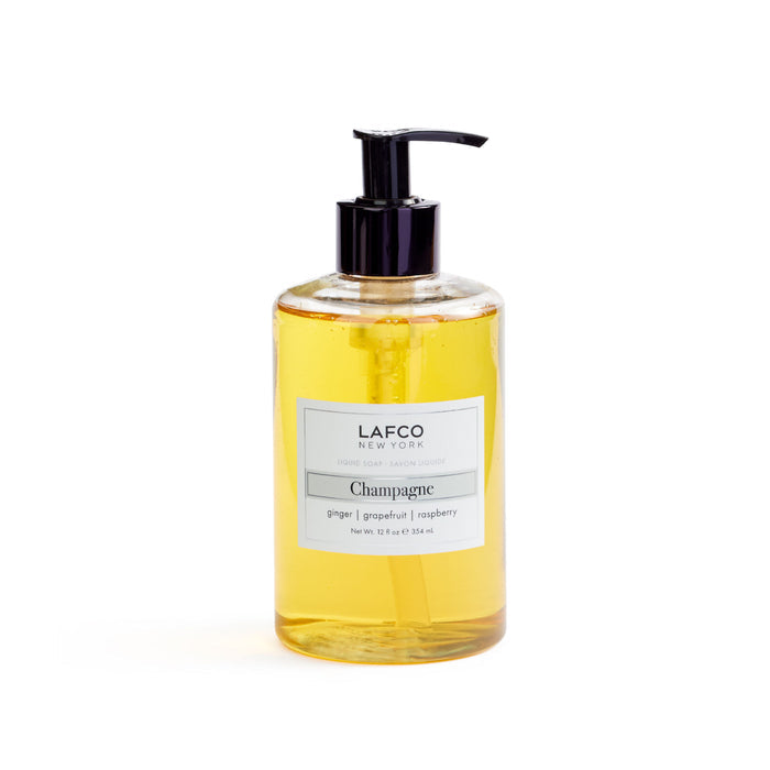 Image of an open Lafco Champagne Liquid Soap