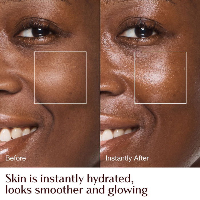 Before and after results of using Charlotte Tilbury Charlotte's Magic Cream