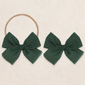 Chiffon Bow - Evergreen