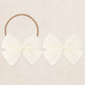 Chiffon Bow - Ivory