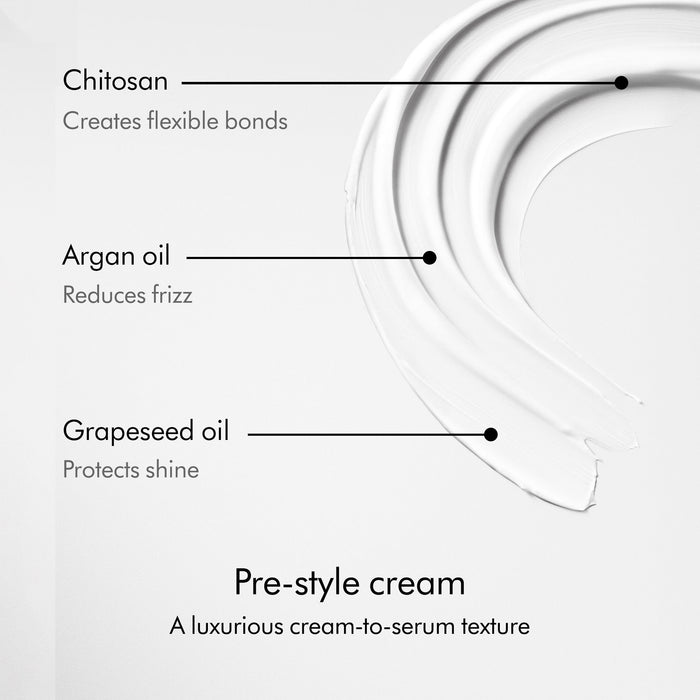 Swatch image of Dyson Chitosan Pre-Style Cream Curly to Coily Light Conditioning variant: 3.38 fl oz (Refill)
