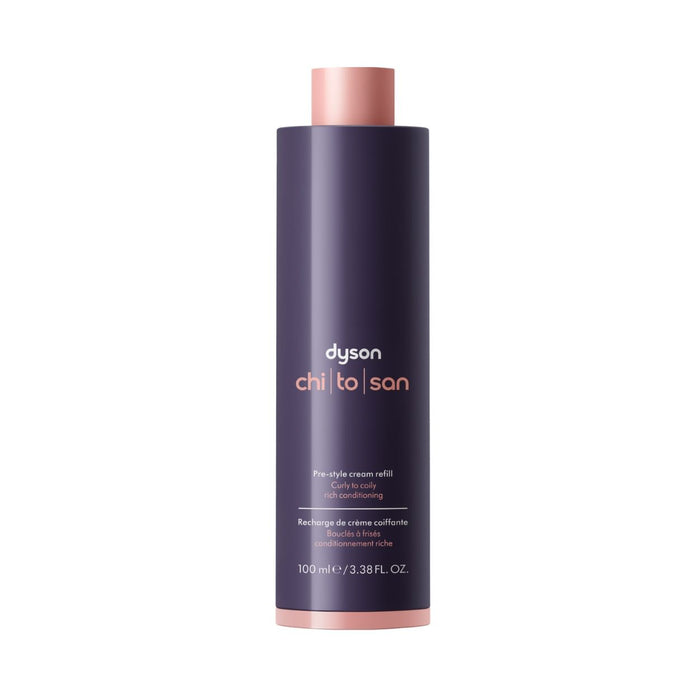 Dyson Chitosan Pre-style Cream Curly to Coily Rich Conditioning variant: 3.38 fl oz (Refill) main image