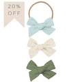 Classic Bow 3 Pack: Sand
