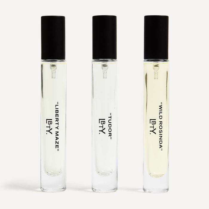 Image of an open Liberty LBTY. Classic Discovery Pack Eau De Parfum
