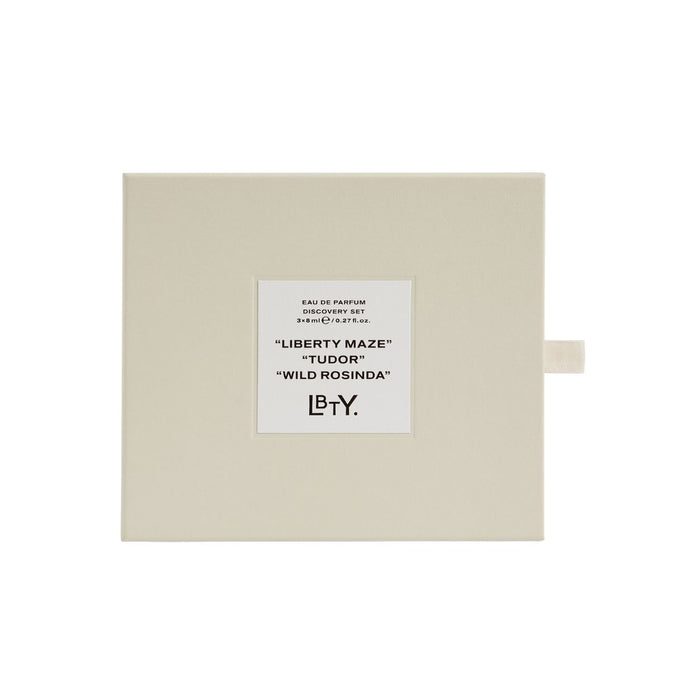 Image of a closed Liberty LBTY. Classic Discovery Pack Eau De Parfum
