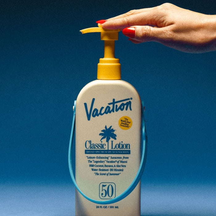 Lifestyle image of Vacation Classic Lotion Sun Jug SPF 50