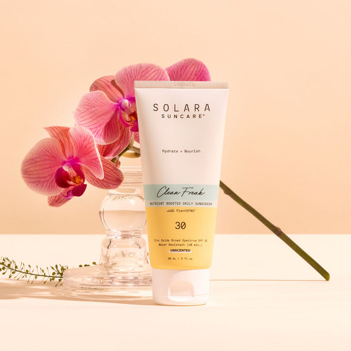 Lifestyle image of Solara Suncare Clean Freak Active Wear Body Sunscreen Moisturizer SPF 30
