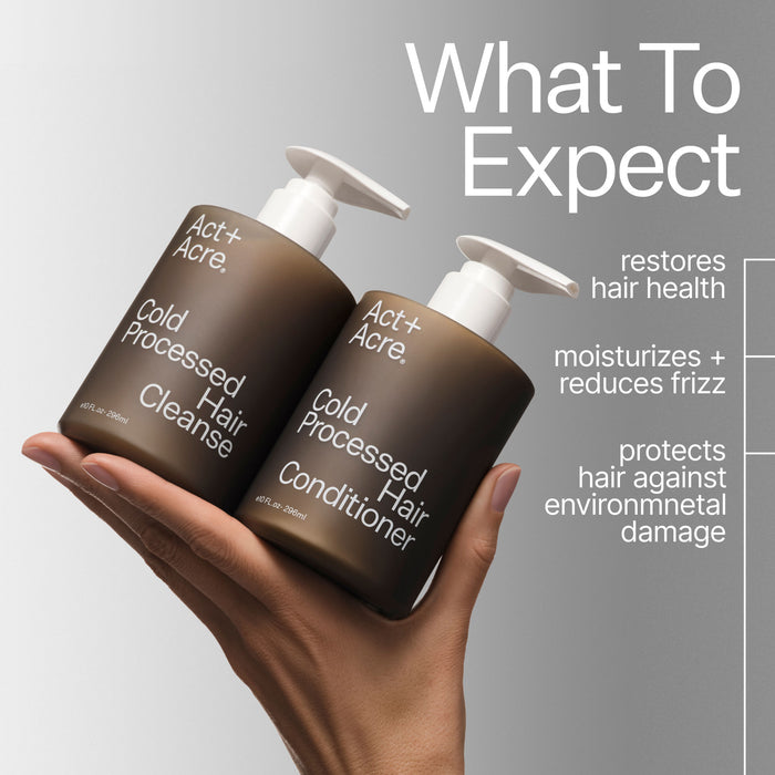 Information related to Act+Acre Cold Processed Hair Conditioner
